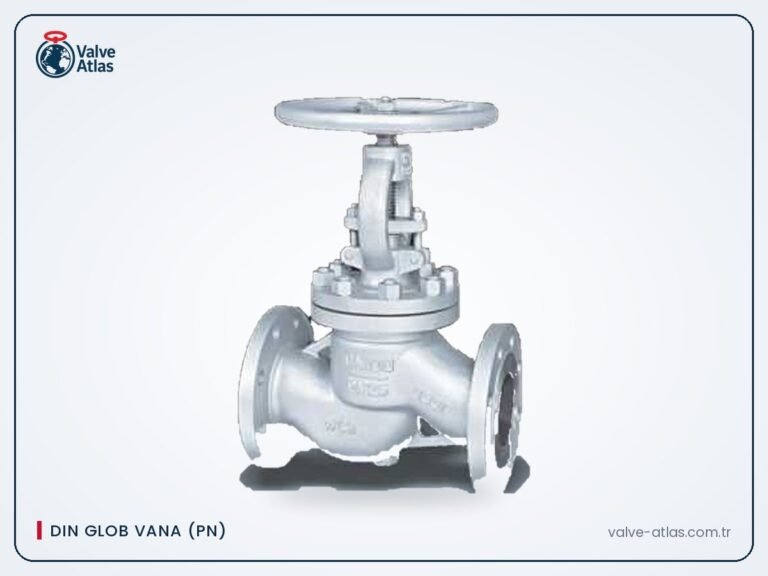DIN / EN standardında flanşlı glob vana