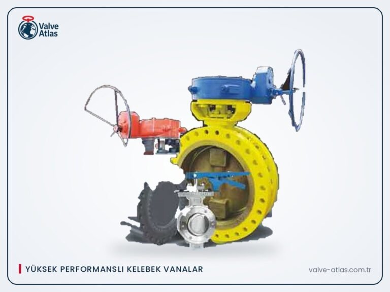 Çift eksantrik yüksek performanslı kelebek vanalar